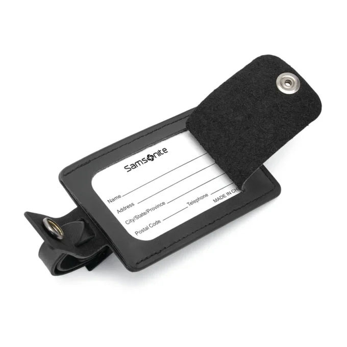ID-merker i skinn (sett med 2) ID-merker i skinn (sett med 2)