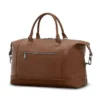 Klassisk weekendbag i skinn Klassisk weekendbag i skinn