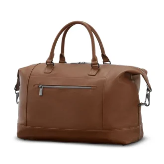 Klassisk weekendbag i skinn