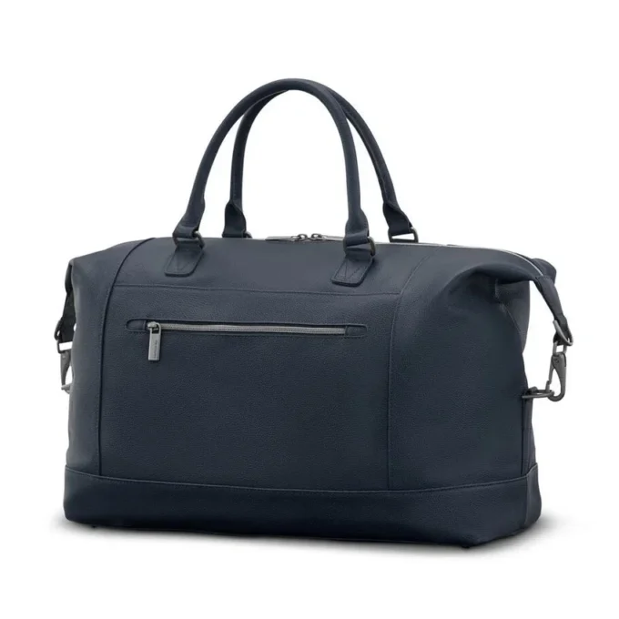 Klassisk weekendbag i skinn Klassisk weekendbag i skinn