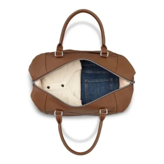 Klassisk weekendbag i skinn