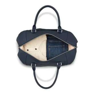 Klassisk weekendbag i skinn