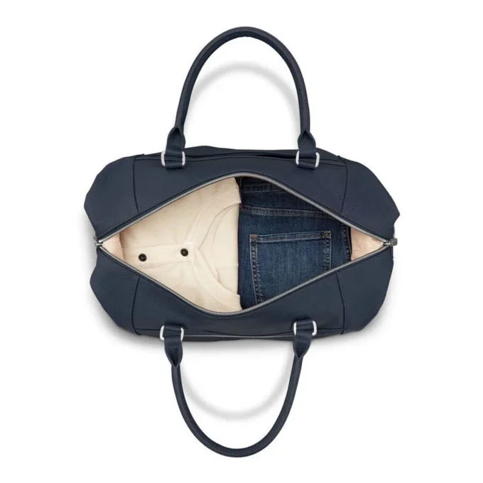 Klassisk weekendbag i skinn Klassisk weekendbag i skinn