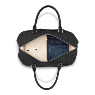 Klassisk weekendbag i skinn