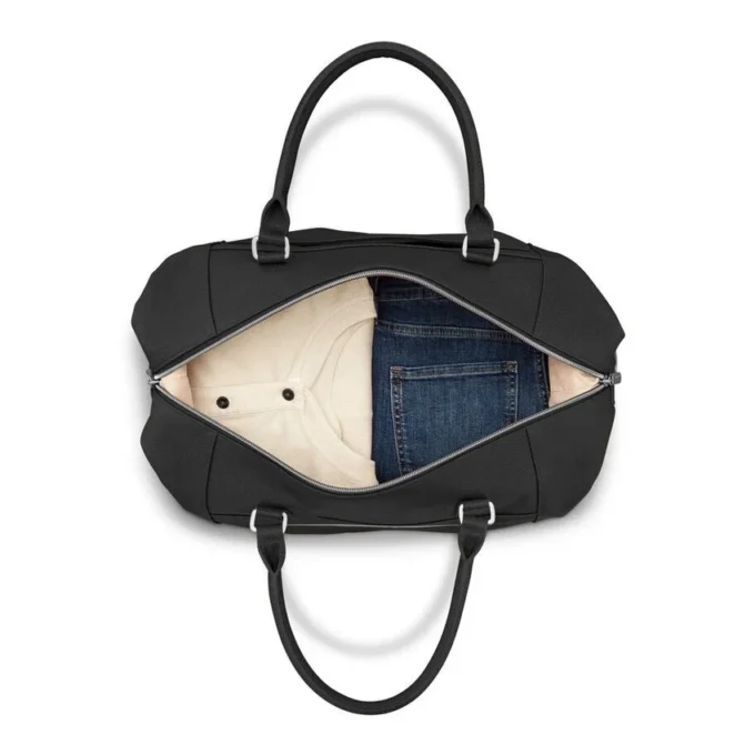 Klassisk weekendbag i skinn Klassisk weekendbag i skinn