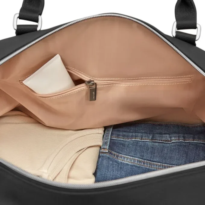 Klassisk weekendbag i skinn Klassisk weekendbag i skinn