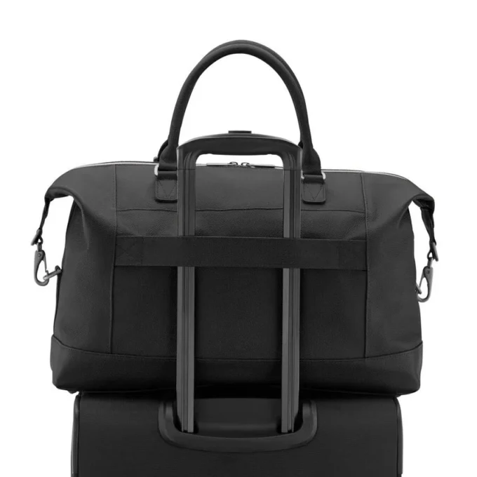 Klassisk weekendbag i skinn Klassisk weekendbag i skinn