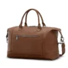 Klassisk weekendbag i skinn Klassisk weekendbag i skinn