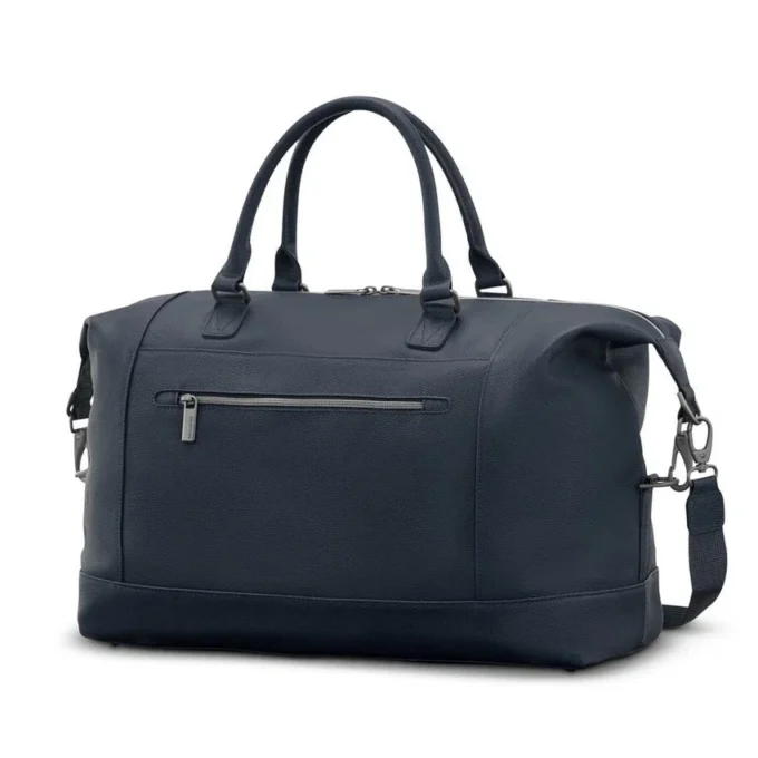Klassisk weekendbag i skinn Klassisk weekendbag i skinn